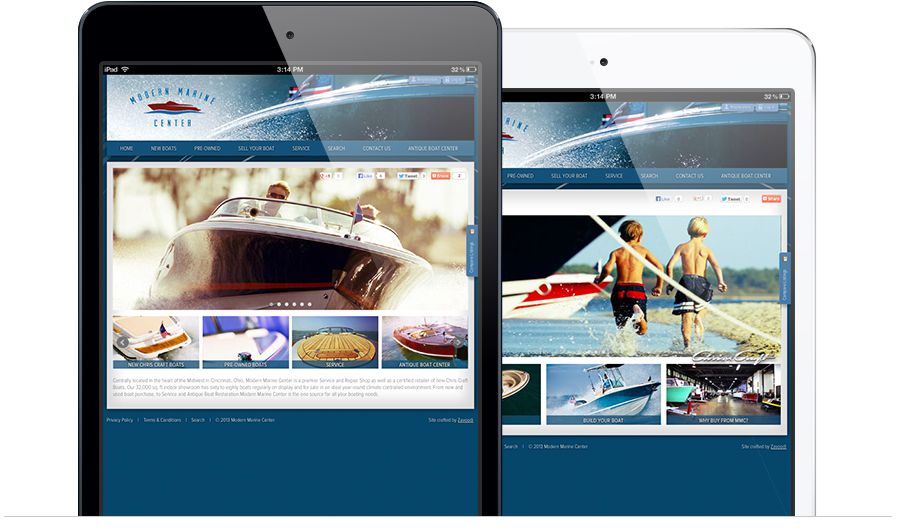 Small business web site design.